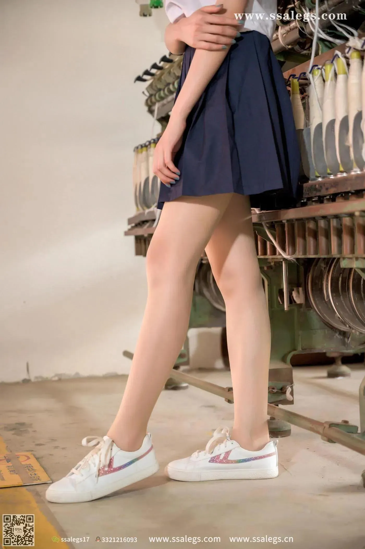 [SSA丝社]超清写真 NO.422 漫漫白色jk制服肉丝写真(下) [84P]插图7